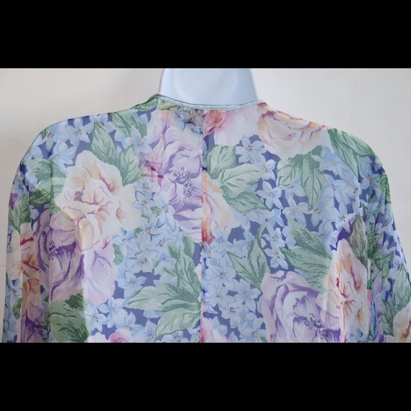 Vtg Gold Label Victoria Secret Kimono Sz Large - Picture 6 of 11